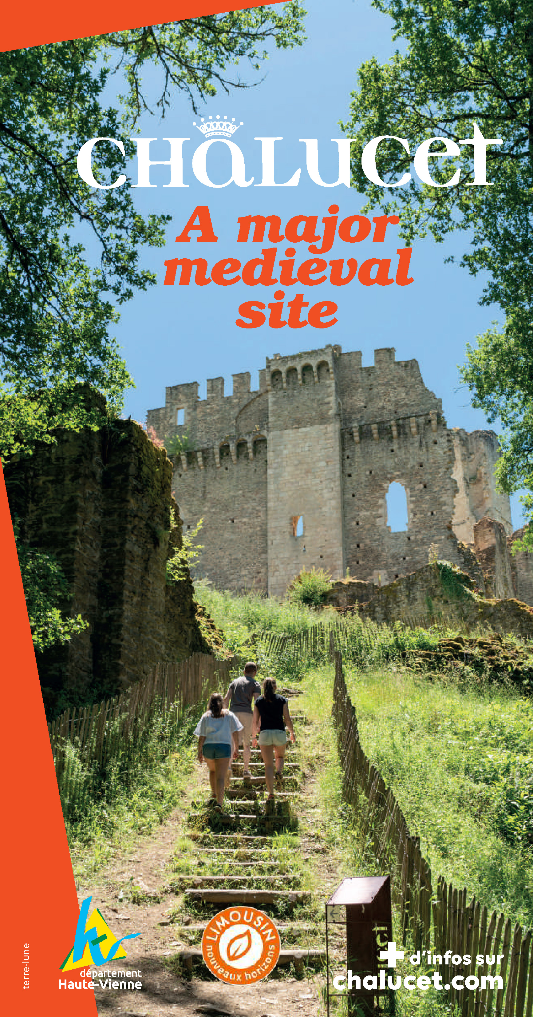 Châlucet – Un site médiéval majeur (EN) - Dépliant 5 volets
